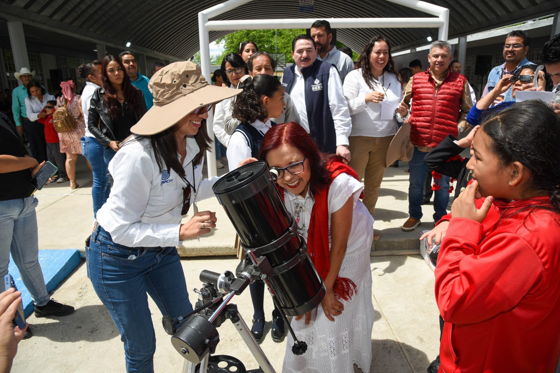 Así se vivió el Eclipse Solar Total 2024 en el municipio de Nazas con